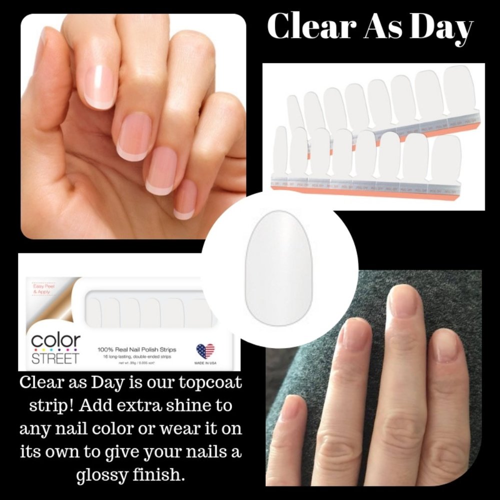 Clear As Day Color Street Dry Nail Polish